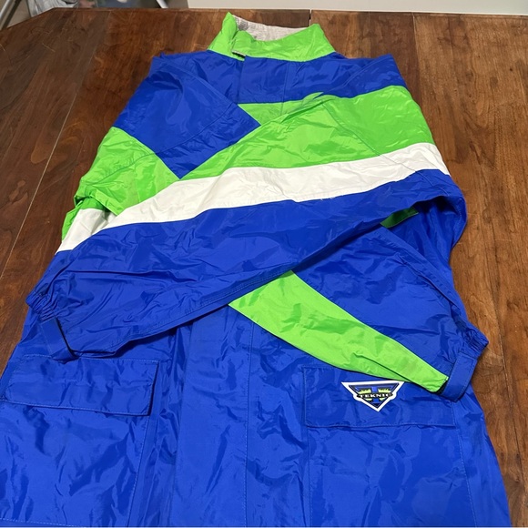 Teknic vintage motorcycle rain gear full suit: jacket/pants size XXL - Picture 6 of 15